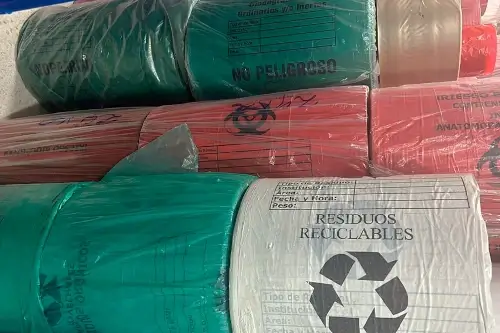 Bolsas para residuos hospitalarios