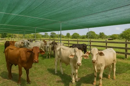 Polisombra para uso en ganaderia